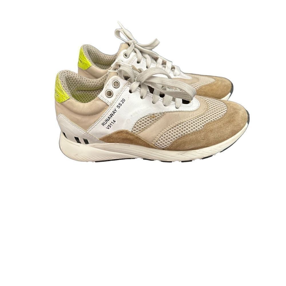 Barbara Bui Suede Colorblock
Pattern Sneakers - Neutrals... - Picture 3 of 7